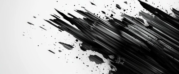 On a transparent background, modern white dust and scratches give your photo a vintage vibe, and the black grunge abstract backdrop adds a dramatic flair