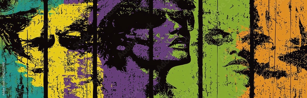 Poster halftone-effect distressed poster backgrounds. punk overlay surface with a rough polka dot pattern. 