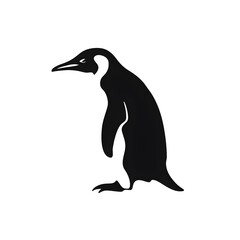 Obraz premium a penguin silhouette