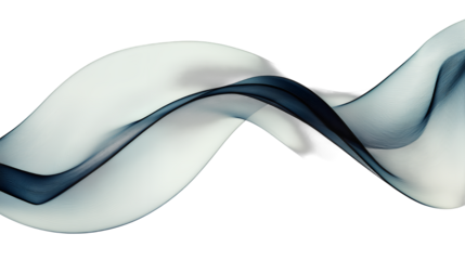 a transparent background, with white smoke and blue lines PNG image, PNG file, Generative art.