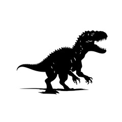 Obraz premium a dinosaur silhouette