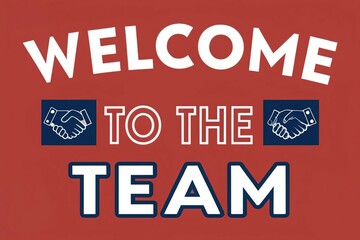 Fototapeta premium Bold Welcome: Handshake Icon