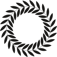 laurel wreath vector illustration
