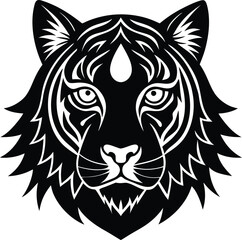 vector illustration of a tiger