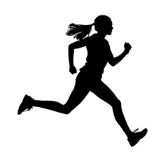 run silhouette