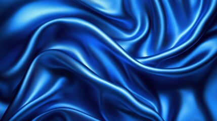 Obraz premium Opulent Textures in Abstract: Wavy Folds of Grunge Silk, Satin, Velvet - A Liquid - Inspired Luxury