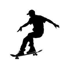 Fototapeta premium skate silhouette
