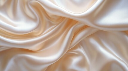 Fototapeta premium Opulent Textures in Abstract: Wavy Folds of Grunge Silk, Satin, Velvet - A Liquid - Inspired Luxury