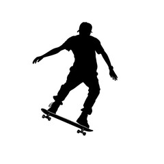 Fototapeta premium skateboard silhouette