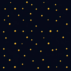 A seamless pattern of neon dots glowing against a dark navy background, creating a modern and dynamic look. Perfect for trendy children's clothing or accessories