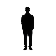 person standing silhouette