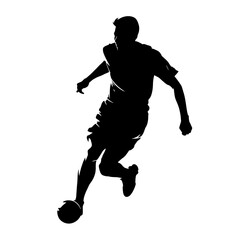 Fototapeta premium soccer silhouette