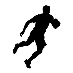 Fototapeta premium football silhouette