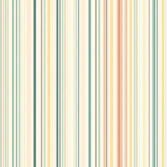 A retro pinstripe pattern, where thin colored lines alternate in a vintage pastel color palette, giving a classic and stylish look