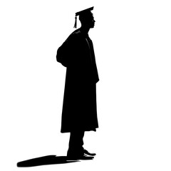 graduate silhouette
