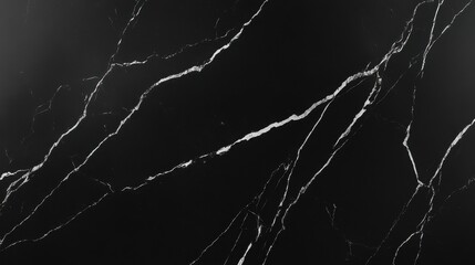 Obraz premium black marble texture with white veins