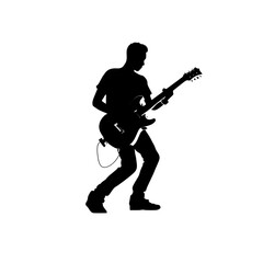 guitarist silhouette