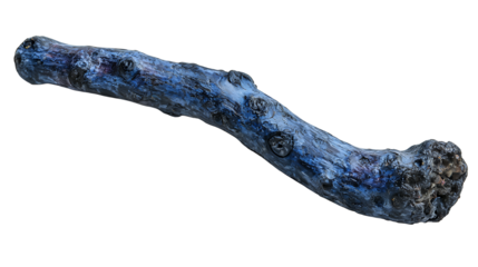 a piece of blue pipe on a transparent background, PNG image, PNG file, Generative art.