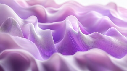 Abstract purple waves with delicate texture and subtle light