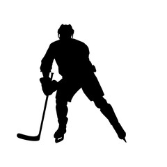 Fototapeta premium hockey silhouette