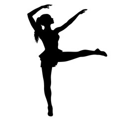 dancer clipart silhouette