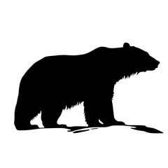 polar bear silhouette