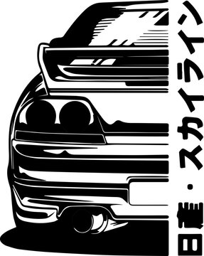 R34 GTR Themed SVG