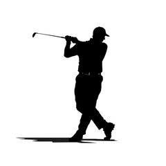 golfer silhouette