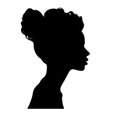 a woman head silhouette