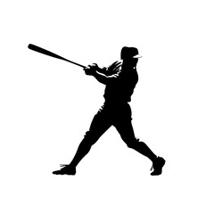 baseball silhouette