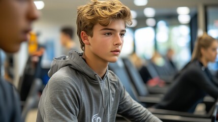 Youthful energy in the gym