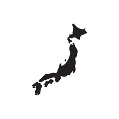 Japan map icon 
