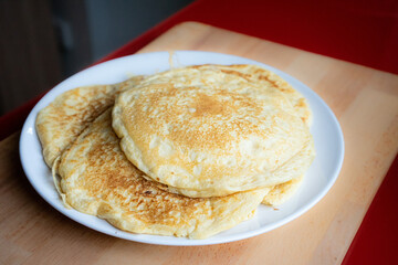 Tortitas ricas para desayunar con topping 