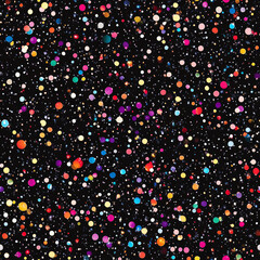 A glitter dot pattern, where each dot sparkles with tiny shimmering specks, adding a magical, fairy-tale vibe