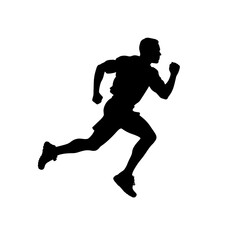 running silhouette