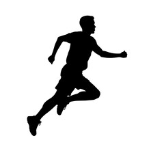 Obraz premium run silhouette