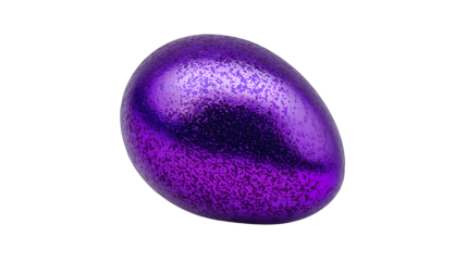 a purple egg on a transparent background, PNG image, PNG file, Generative art.