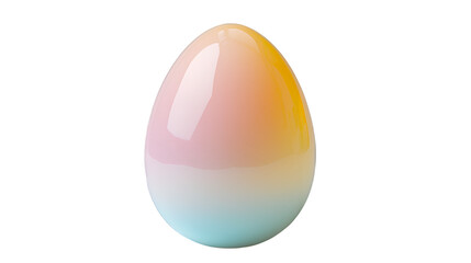 an egg on a transparent background, PNG image, PNG file, Generative art.