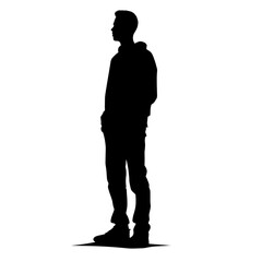 standing man silhouette