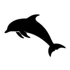 Fototapeta premium dolphin silhouette