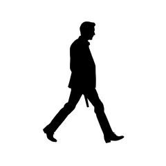 walking man silhouette