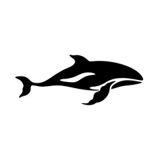 Obraz premium whale silhouette