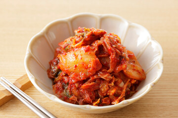 韓国の白菜キムチ　Korean kimchi
