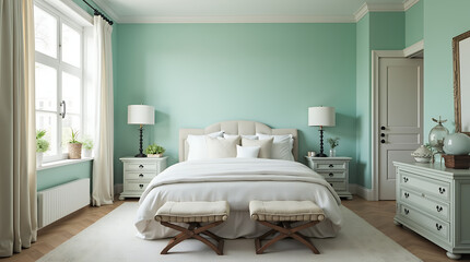 interior of a bedroom