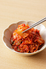 韓国の白菜キムチ　Korean kimchi