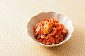 韓国の白菜キムチ　Korean kimchi