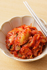 韓国の白菜キムチ　Korean kimchi