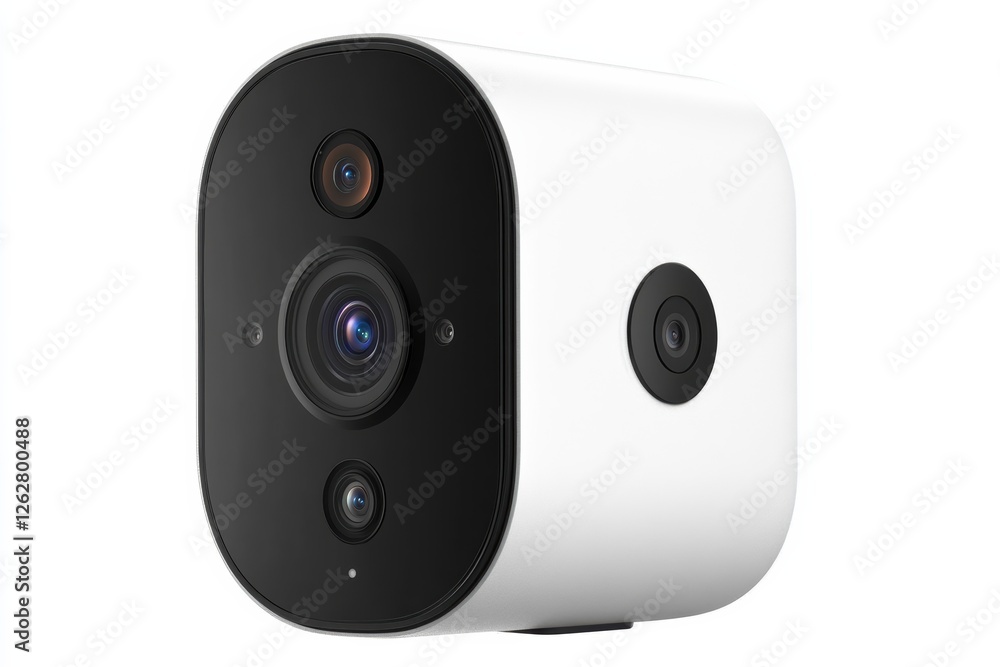 Poster video camera with motion detection capabilities and high-resolution recording features