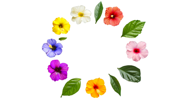 letter of the alphabet made up of flowers on a transparent background, PNG image, PNG file, Generative art.