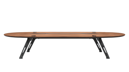 a round table with a wooden top on a transparent background, PNG image, PNG file, Generative art.